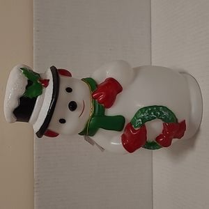 NWT Holiday Time Snowman Blow Mold